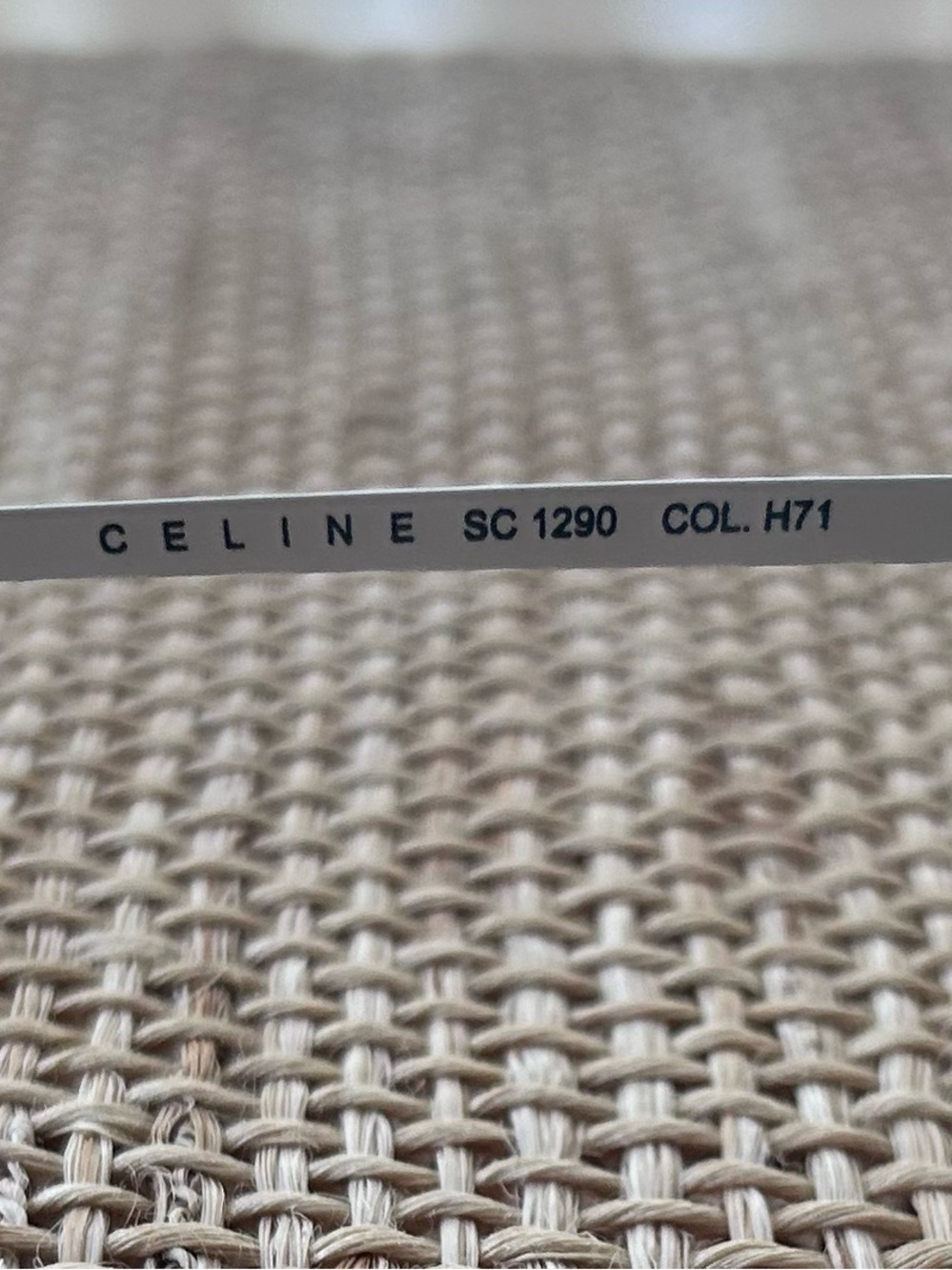 Celine Sunglasses w/White Metal Aviator Frame & Dark Gray Gradient Lens w/Case. - Picture 10 of 13